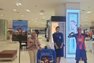 BRI Kalimalang Ramaikan Emporium Pluit dengan Booth Pembukaan Rekening dan Kartu Debit Eksklusif FC Barcelona