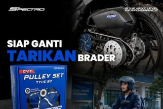 SPECTRO Perkenalkan Pulley Set Type S2, Solusi Upgrade CVT Motor Matic untuk Akselerasi Lebih Responsif