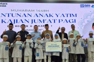 BRI Region 6 Berkolaborasi dengan YBM BRI Jakarta Berbagi Kebahagiaan melalui Santunan Anak Yatim Piatu di Bulan Muharam