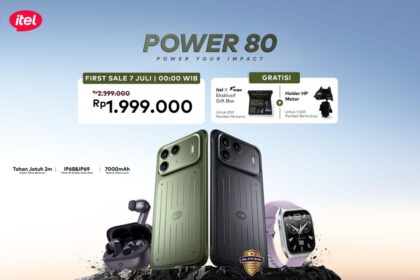 itel POWER 80 Resmi Rilis! Tahan Benturan, Tahan Air, dan Bisa Rekam Video di Dalam Air