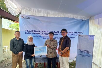 Gayamharjo Naik Kelas! BRI Life dan BRI Research Institute Dorong Inovasi Singkong Jadi Pie Susu dari Tepung Mocaf