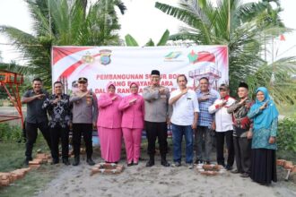 Holding Perkebunan Nusantara Perkuat Akses Air Bersih, PTPN IV PalmCo dan Polres Langkat Bangun Sumur Bor bagi Masyarakat